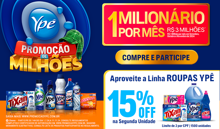 Big Promoção Ypê até 30/10